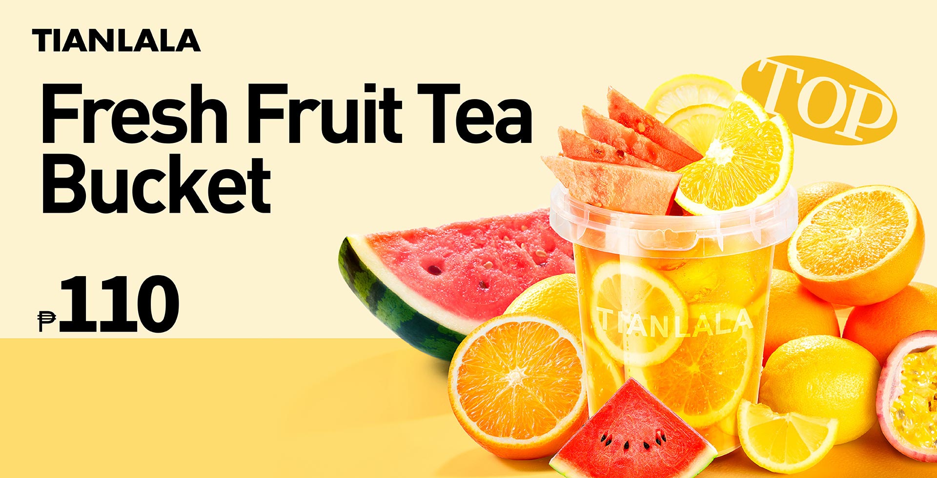 Fresh Fruit Tea Bucket